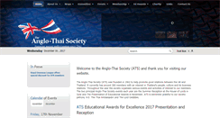 Desktop Screenshot of anglothaisociety.org